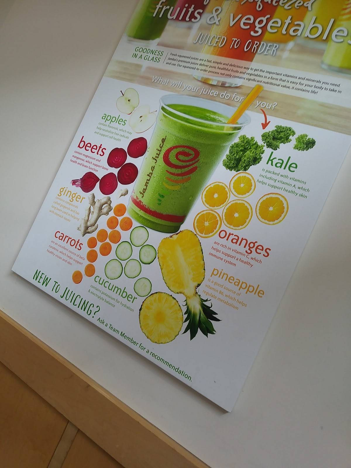 Jamba меню