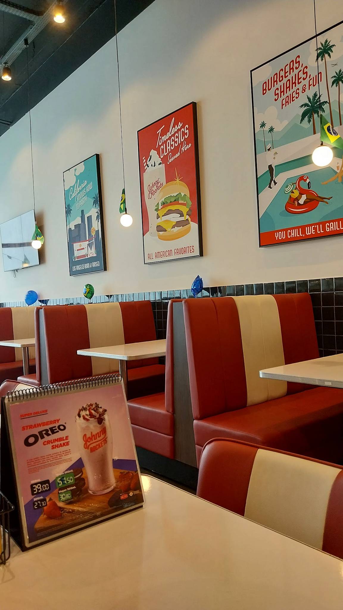 Johnny Rockets меню