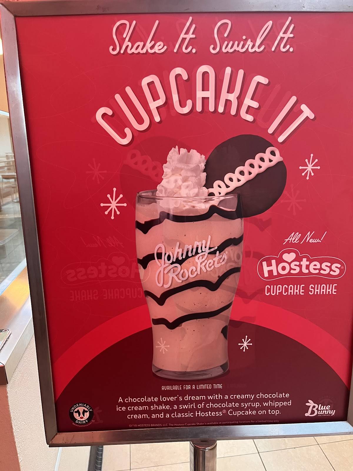 Johnny Rockets меню