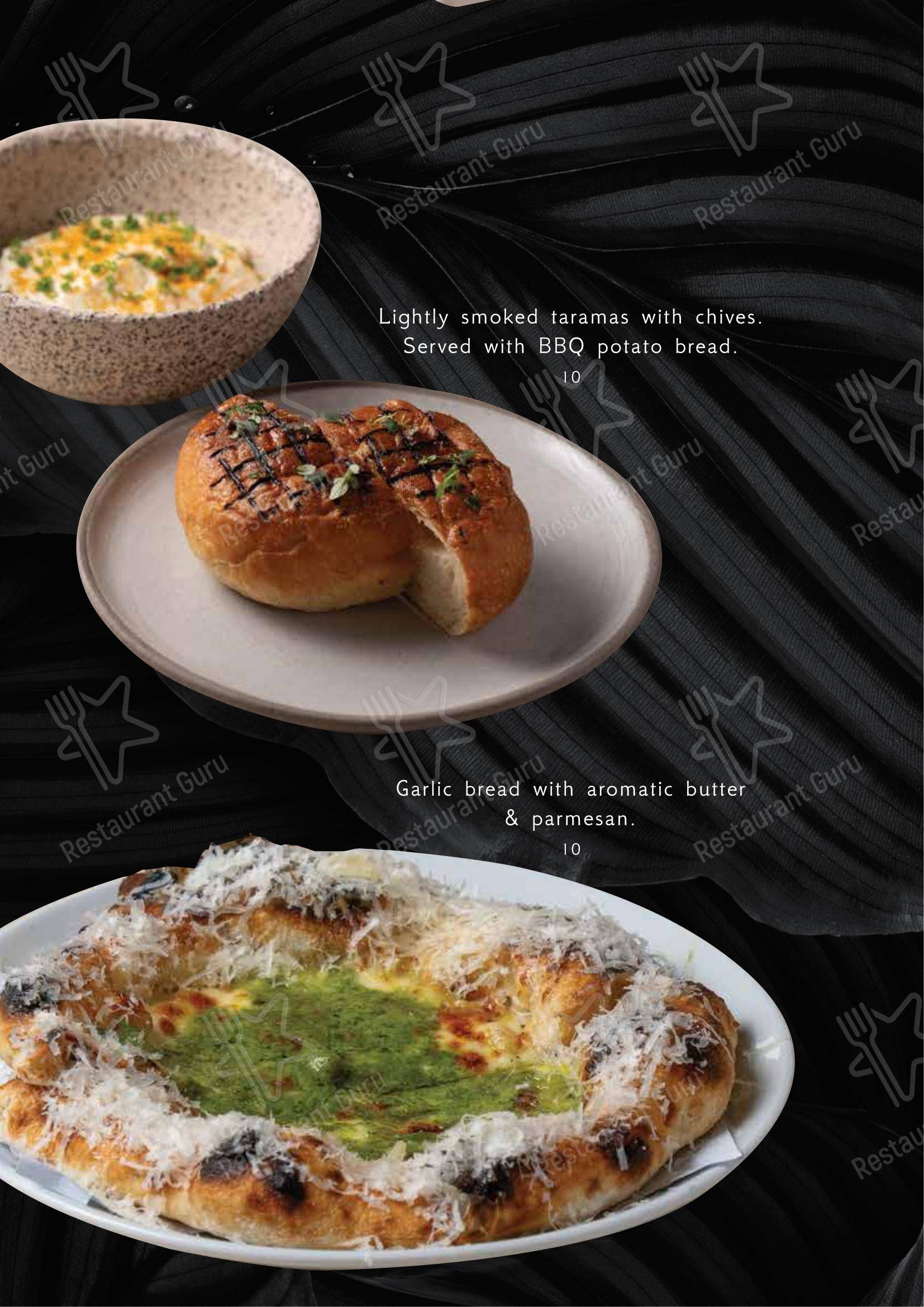 Меню ресторана KAI Seaside Flavours