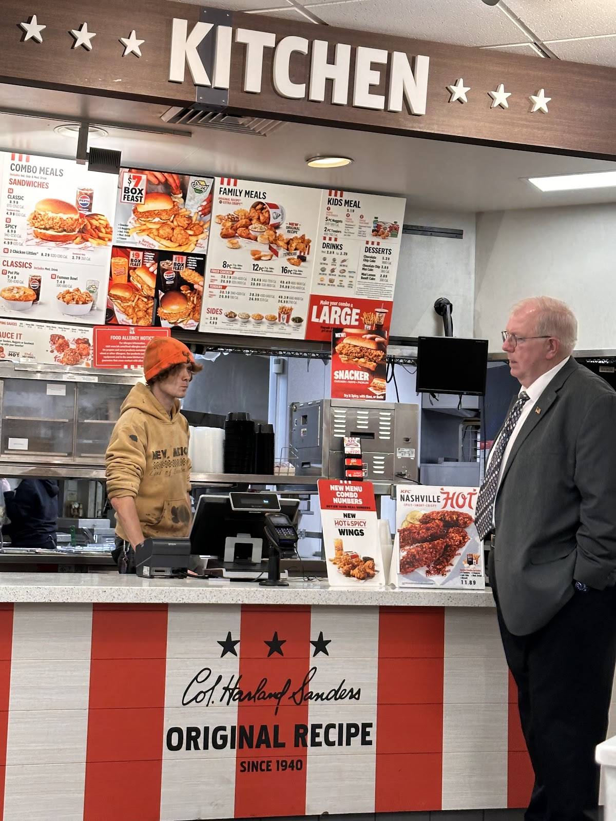 KFC меню