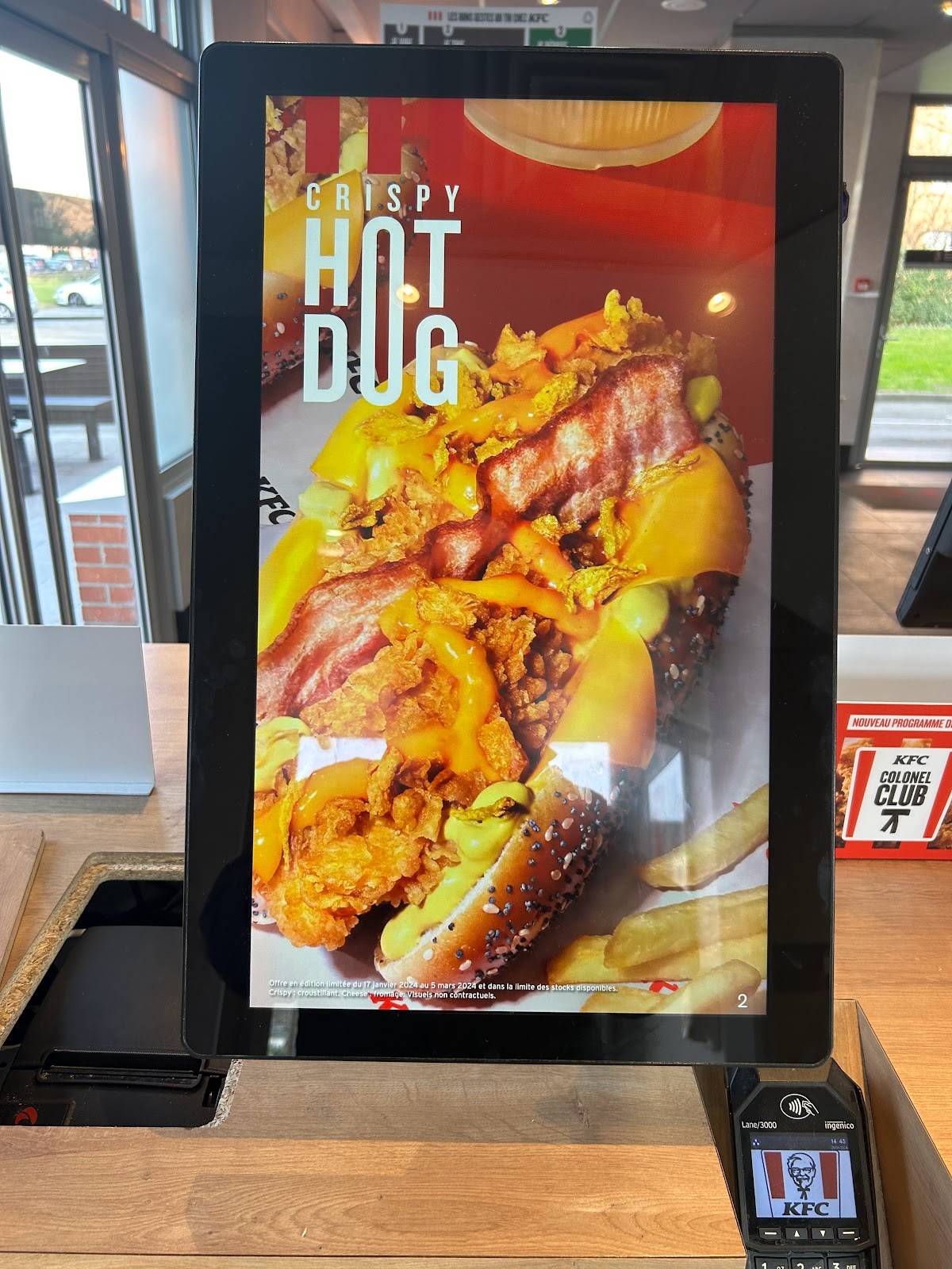 KFC Roubaix меню