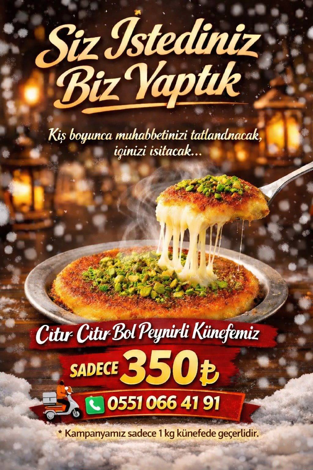 KÜNEFECİM меню