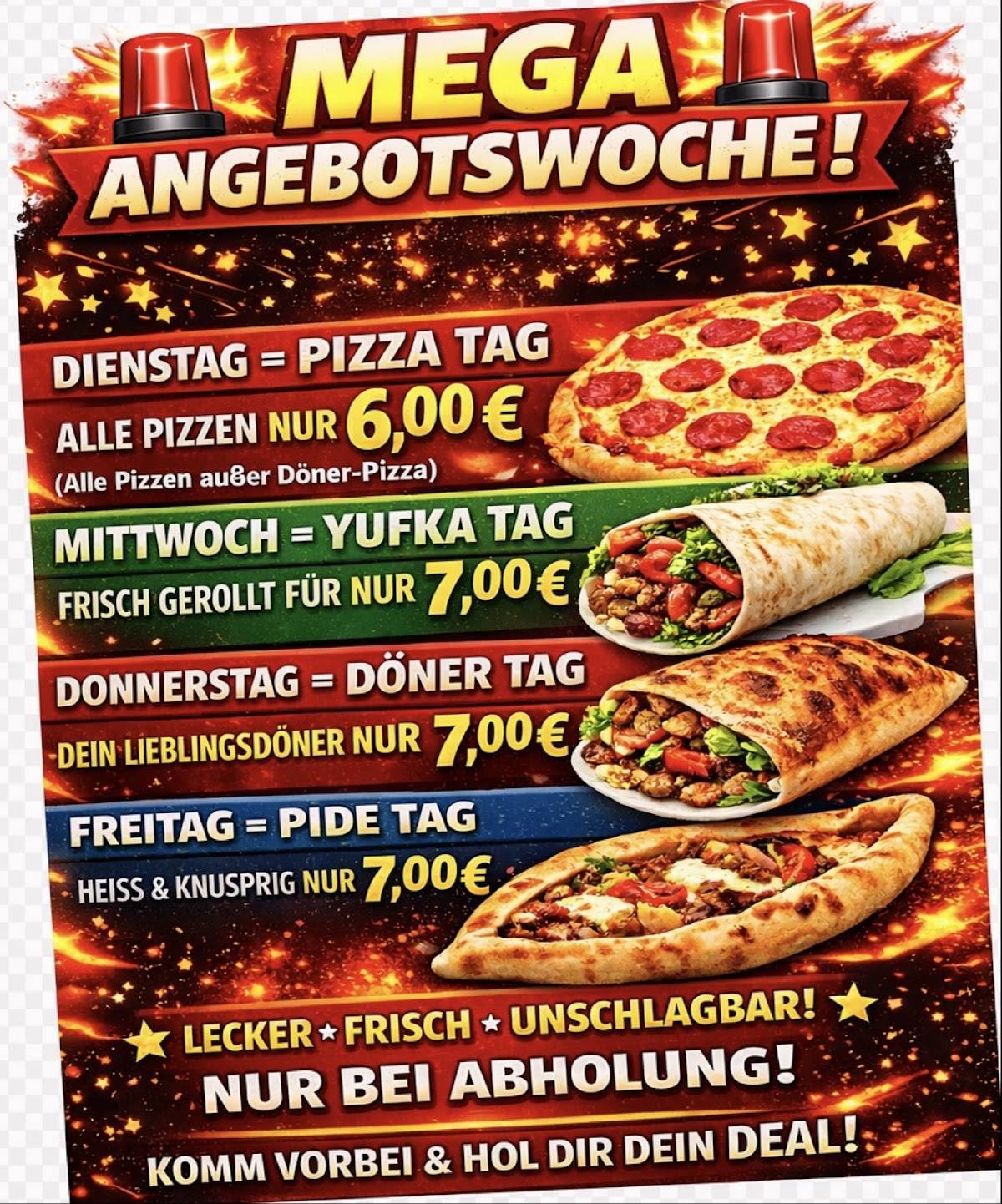 Kandel Kebap und Pizza Haus меню