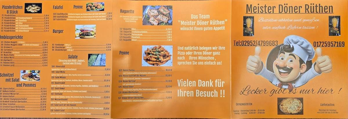 Kebab Brothers Rüthen меню