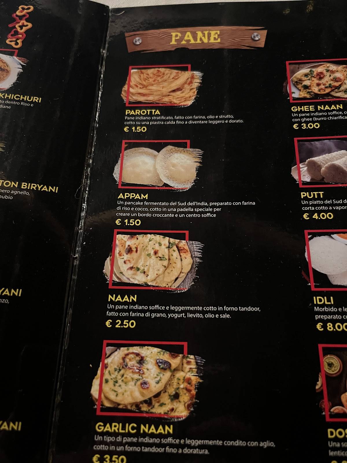 Kerala Tiger Tandoori - Ristorante Indiano меню