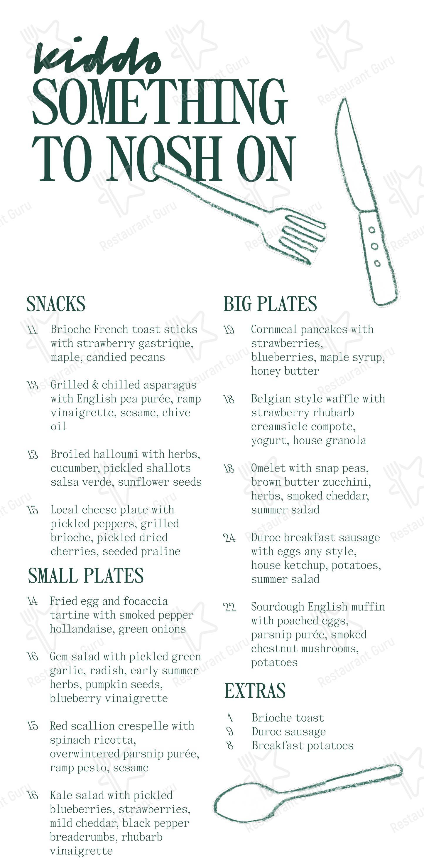 Wine Menu паба и бара Kiddo в Филадельфии