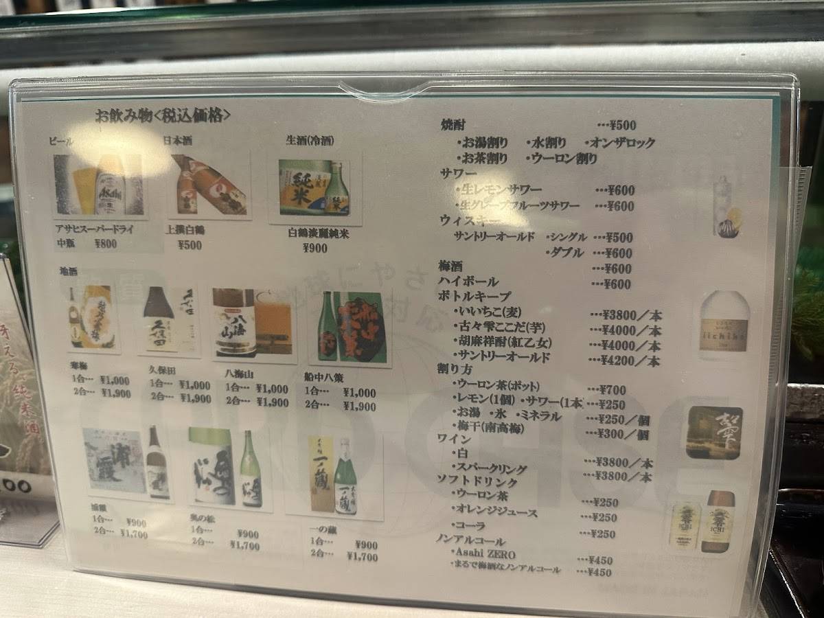 Kin Sushi меню