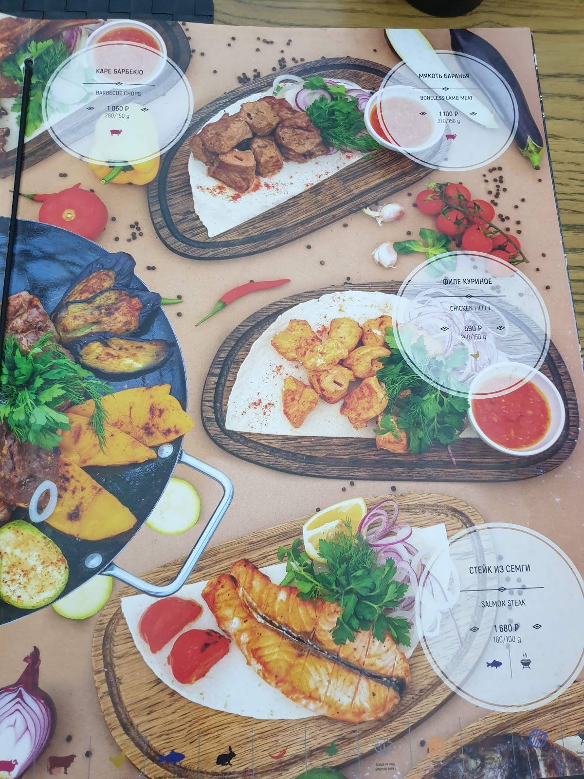 Купол меню