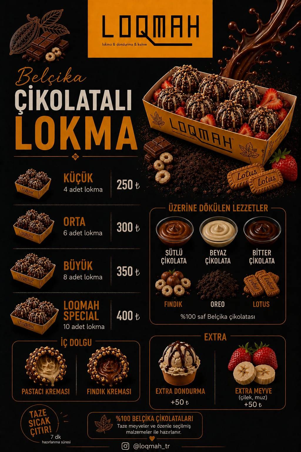 LOQMAH меню