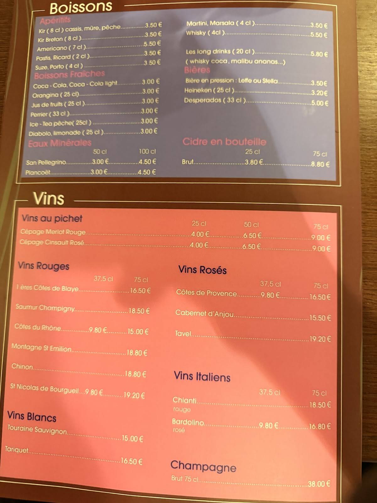 L'Origan Pizzeria à Le Rheu меню