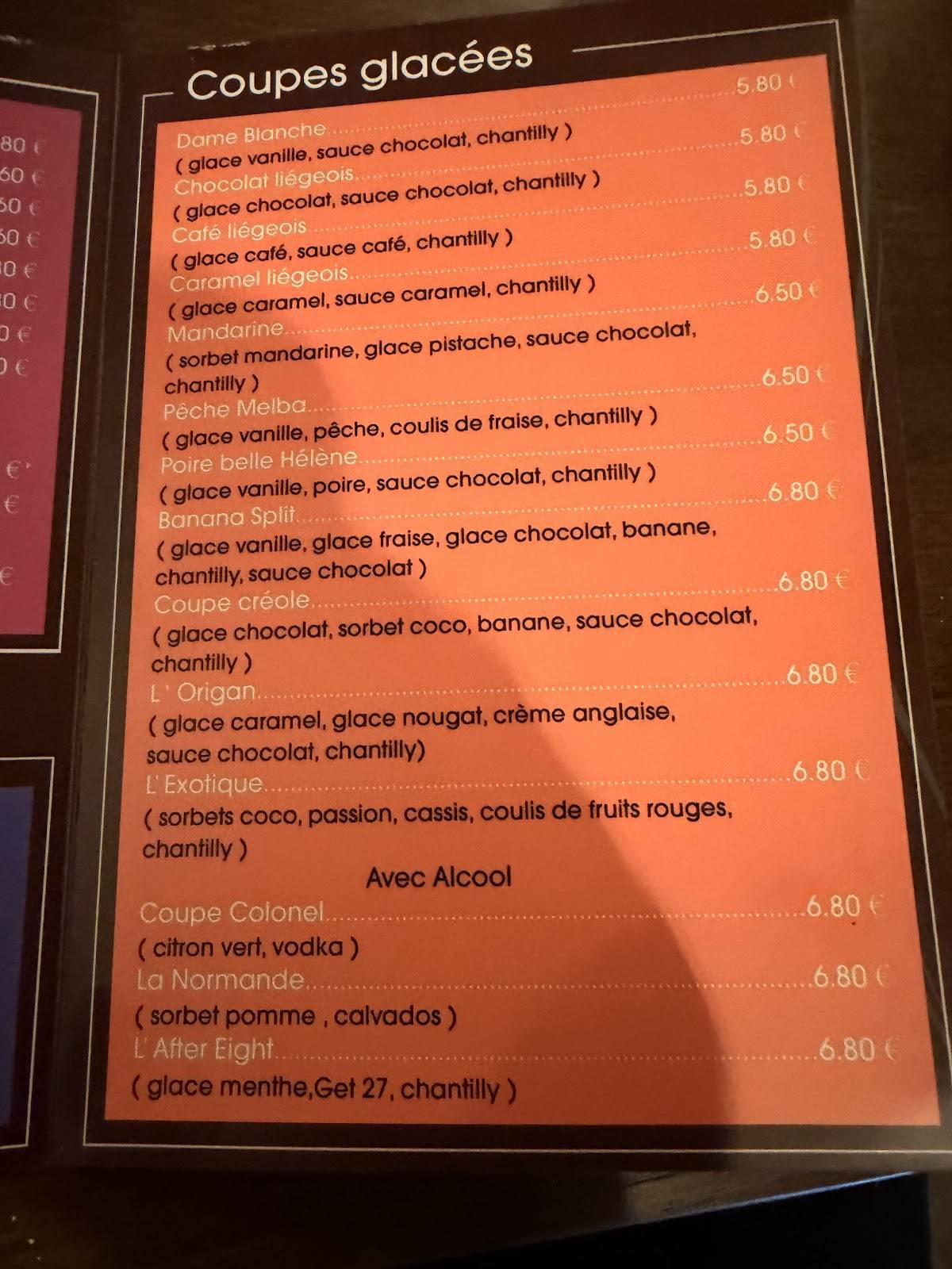L'Origan Pizzeria à Le Rheu меню
