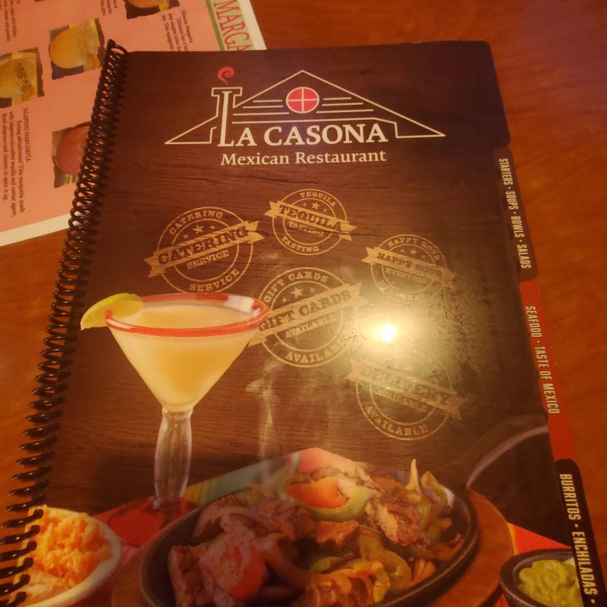 La Casona Mexican Restaurant меню