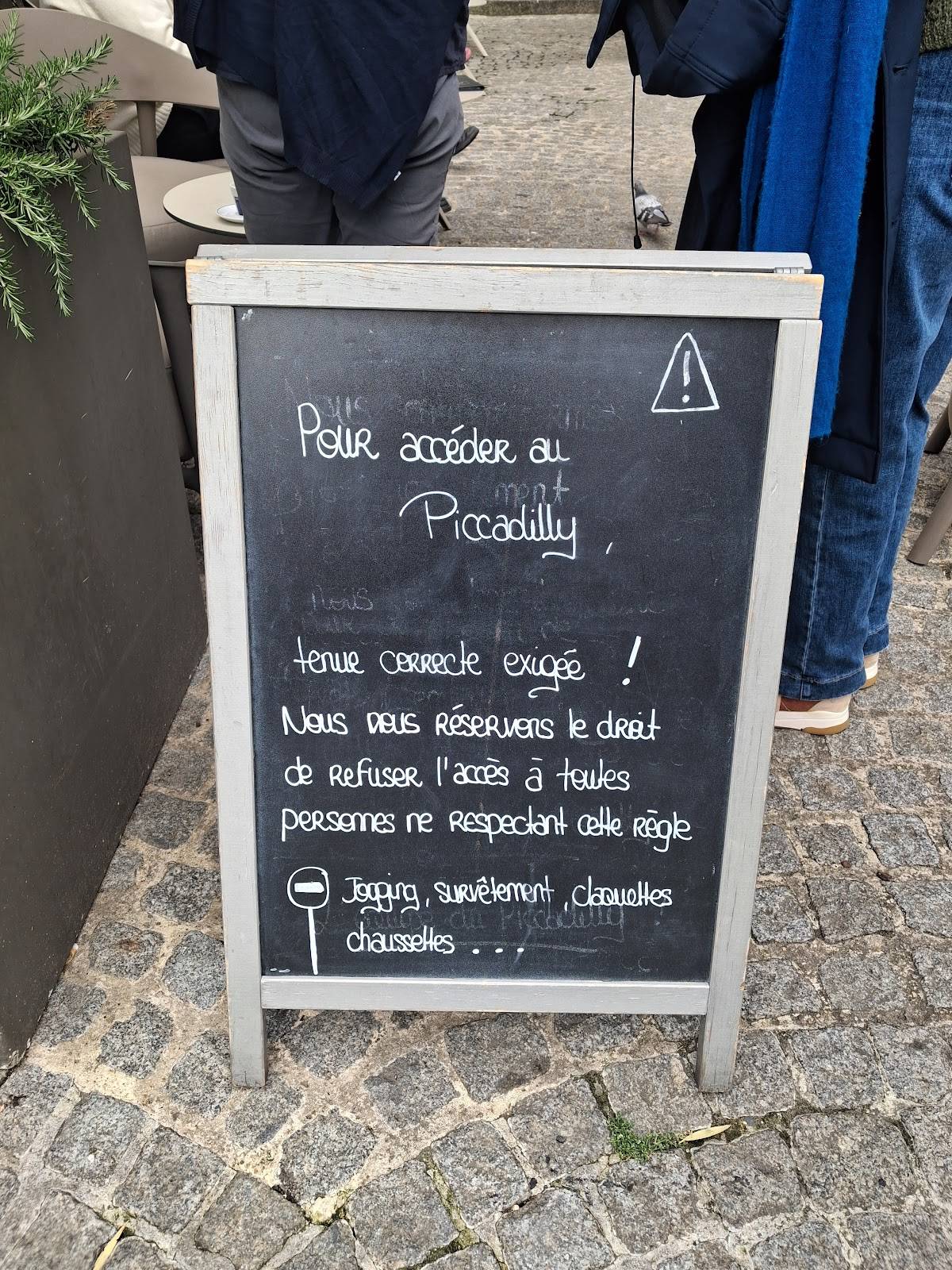 Le Piccadilly Rennes меню
