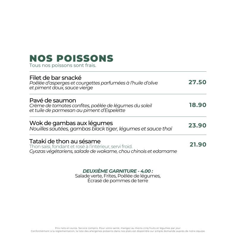 Le Piccadilly Rennes меню