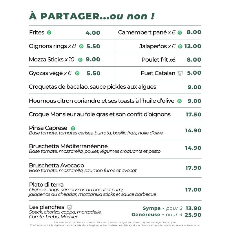 Le Piccadilly Rennes меню