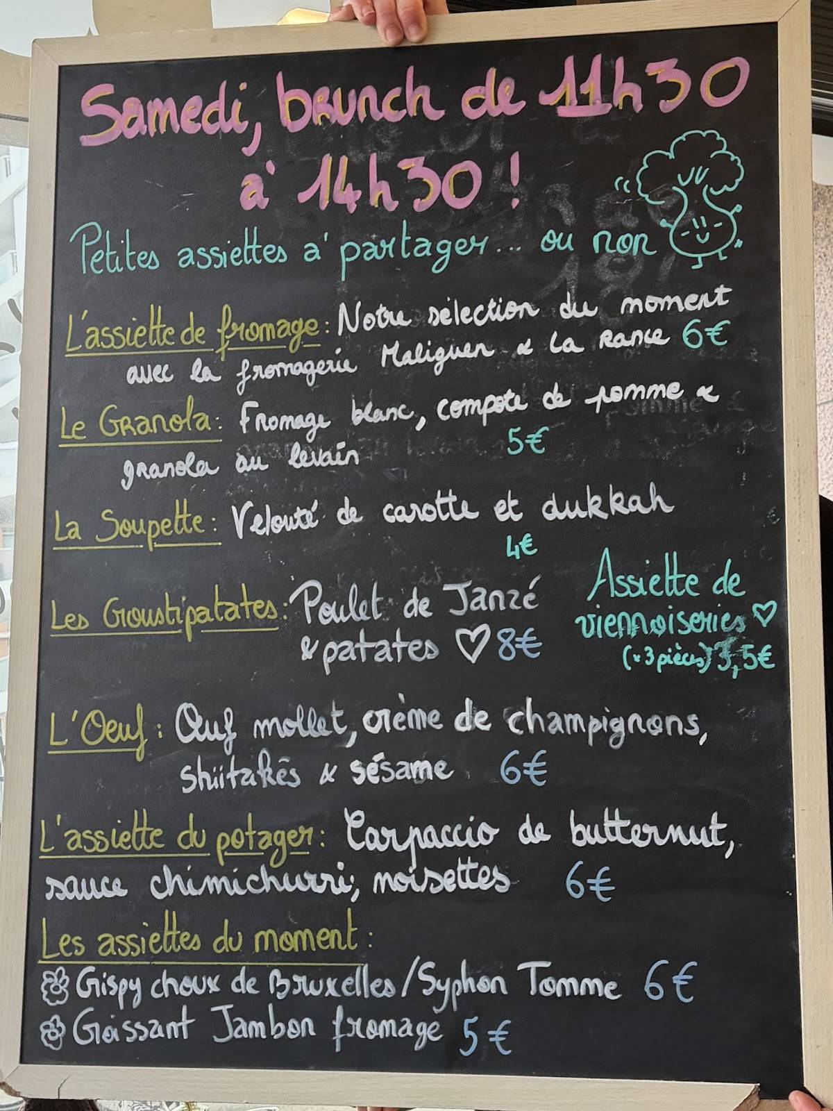 Les Récupérables меню