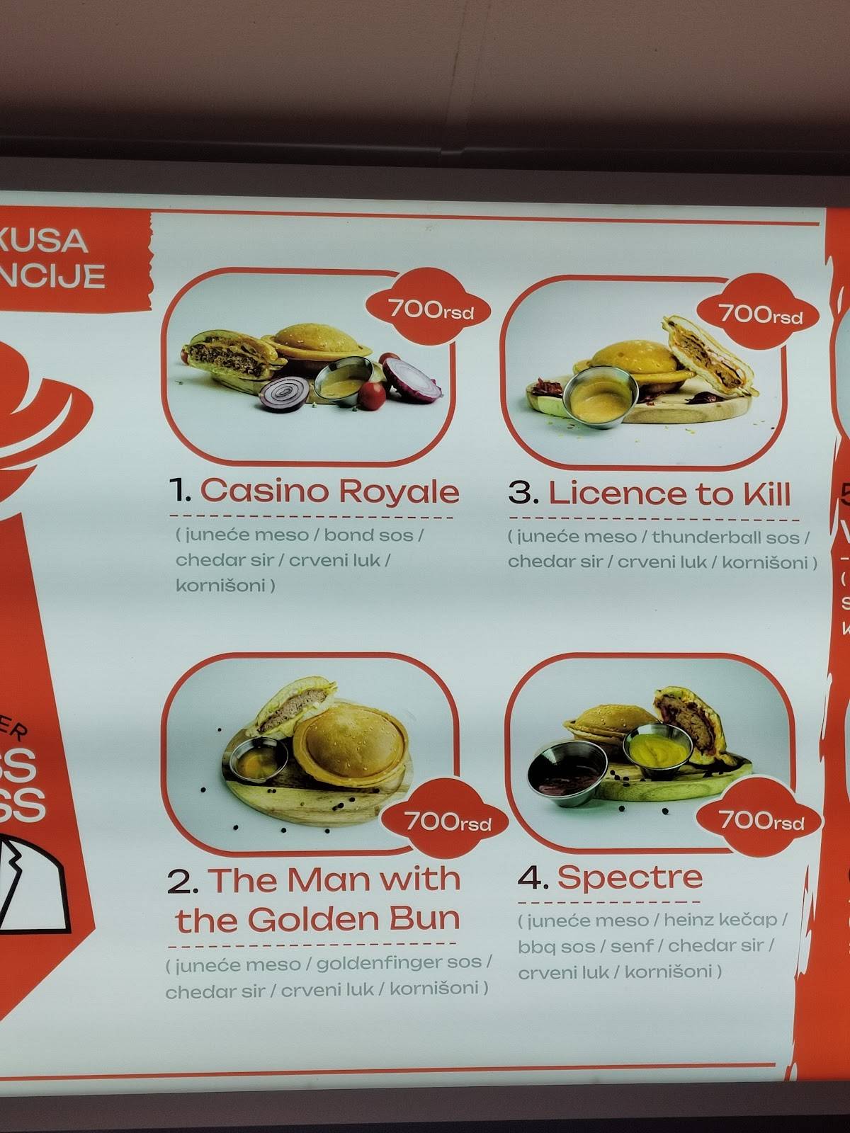 Less Mess Burger меню