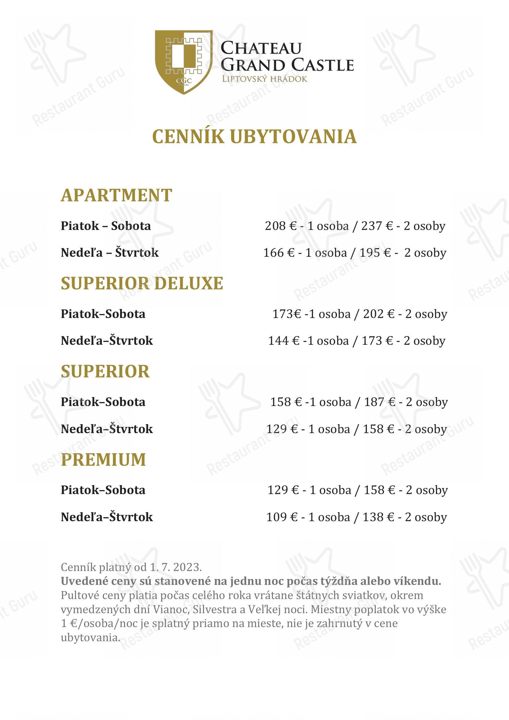 菜单 ресторана Utahcatering.com