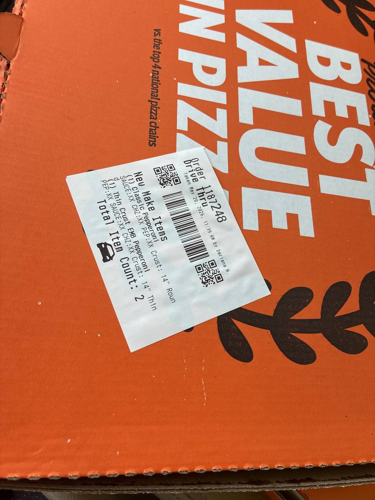 Little Caesars Pizza меню