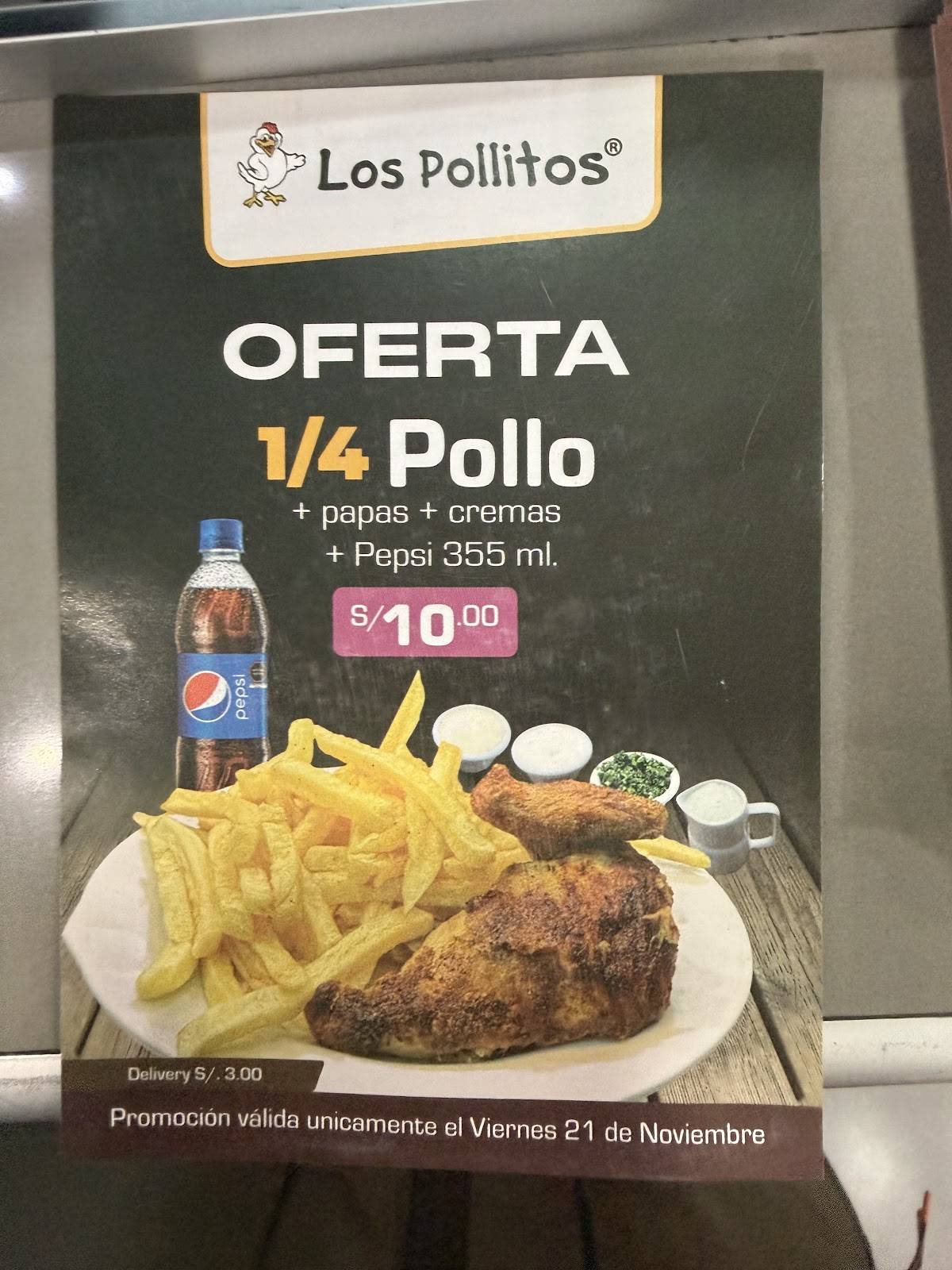 Los Pollitos - Brasas & Parrillas меню