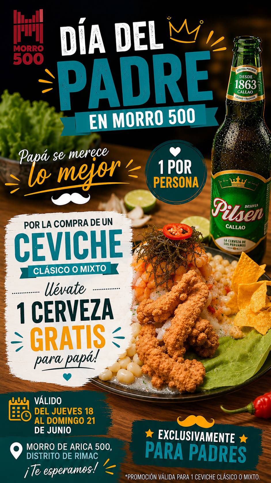 MORRO 500 меню