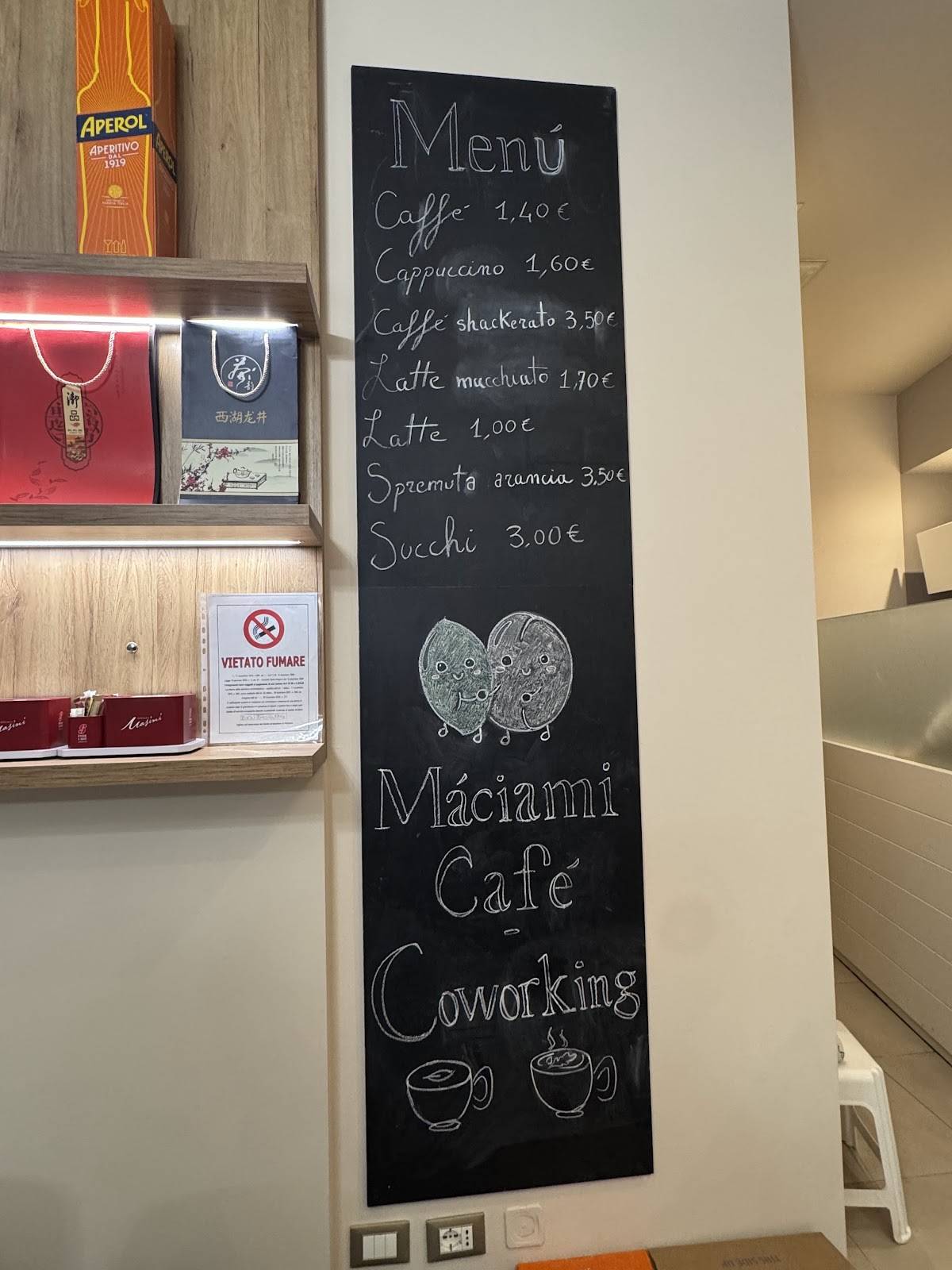Màciami Bar Centro меню