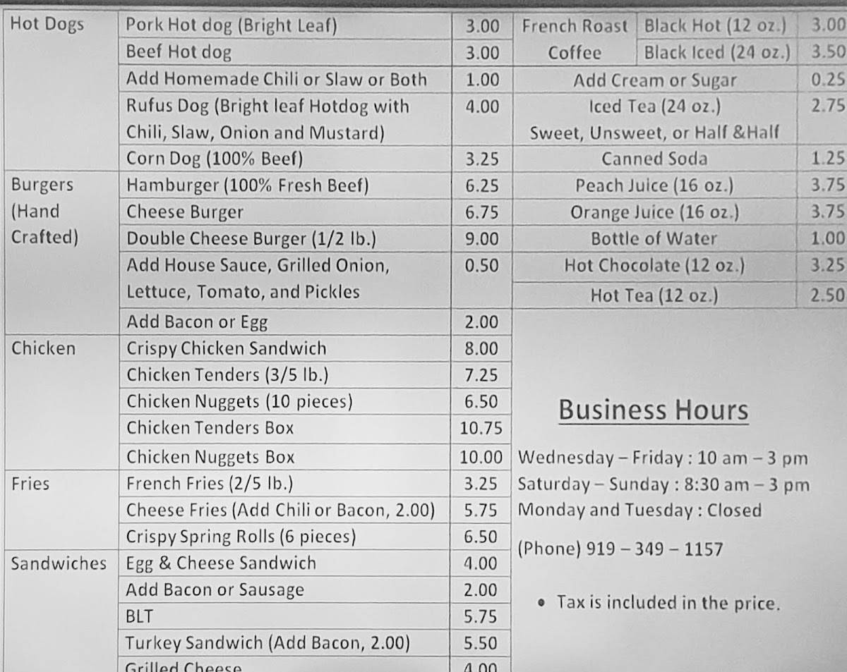 Market Grill меню