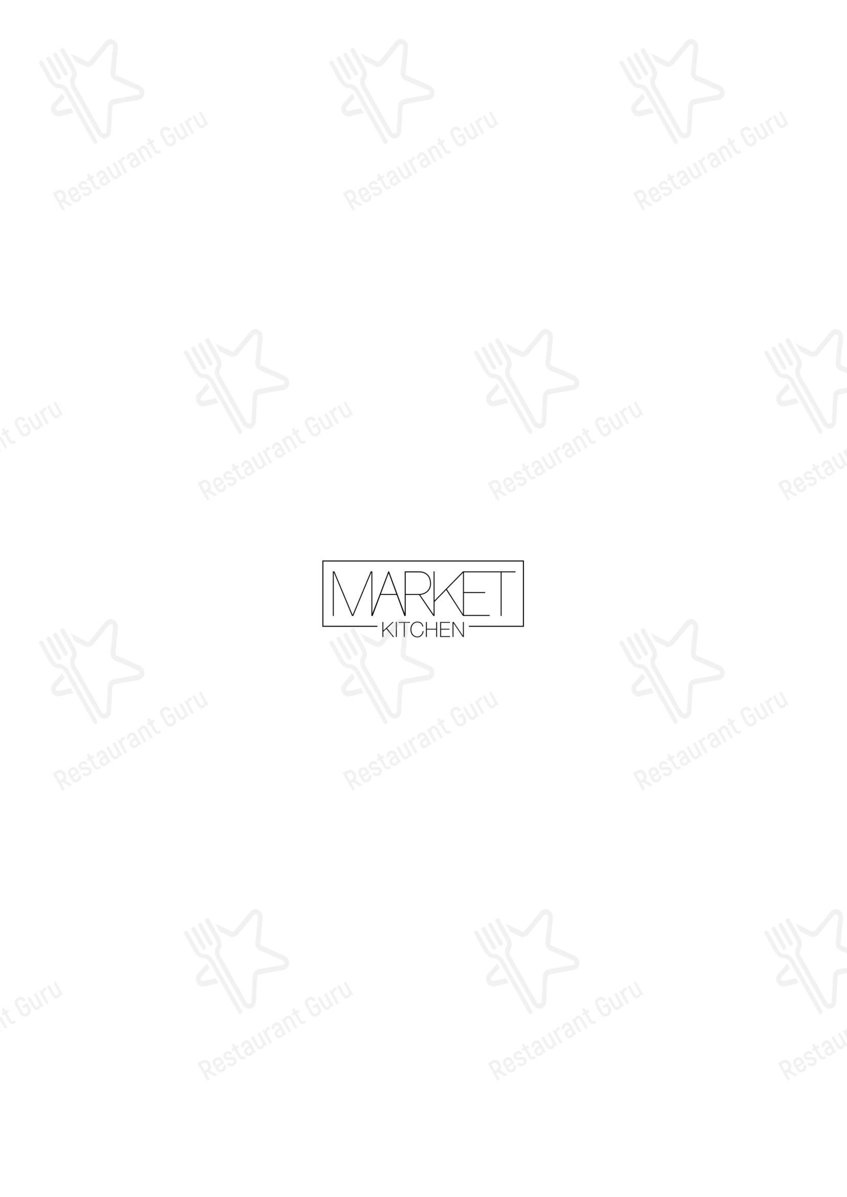 菜单 ресторана Market Kitchen Algarve