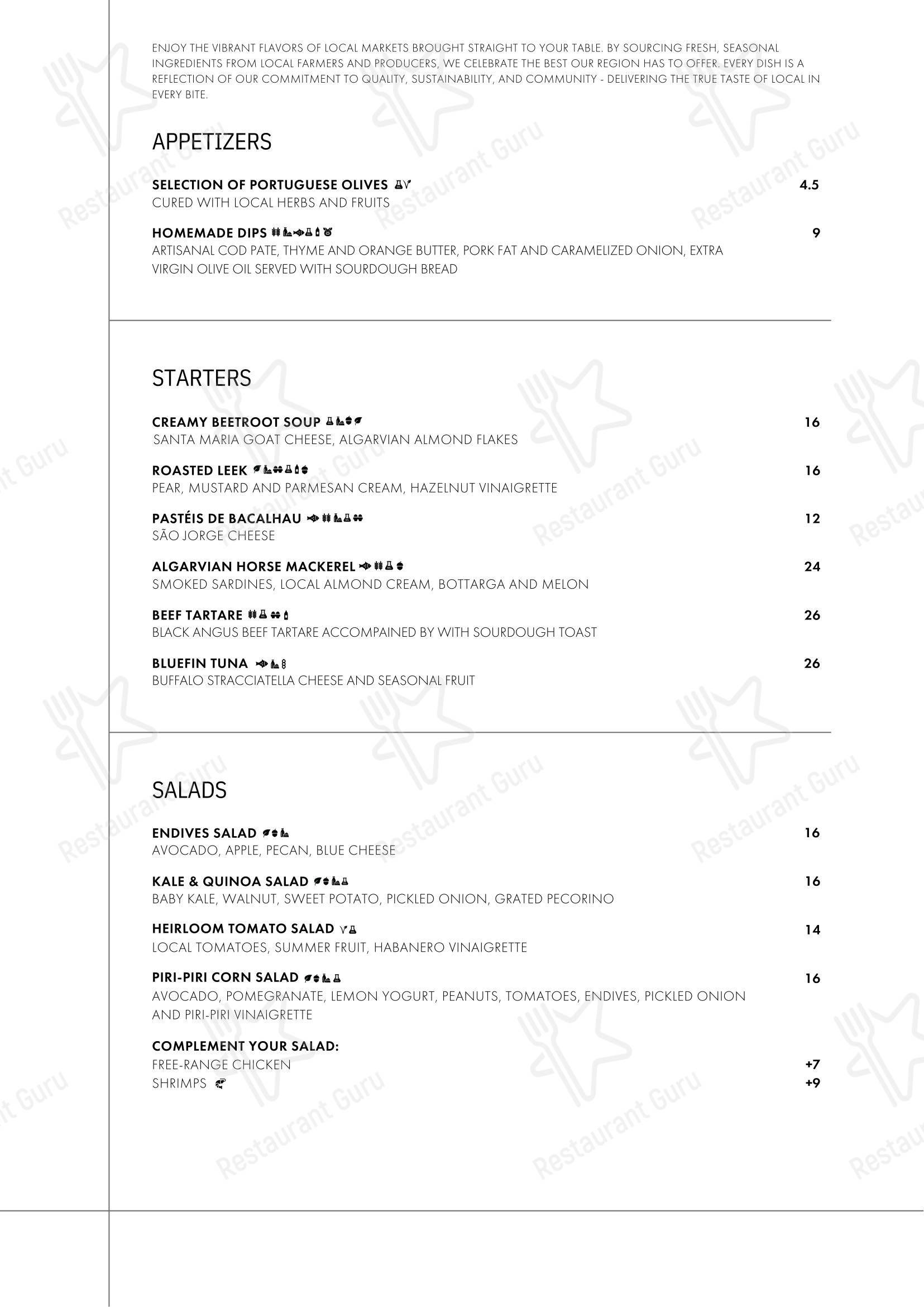 Market Kitchen Algarve в Албуфейре - Меню напитков