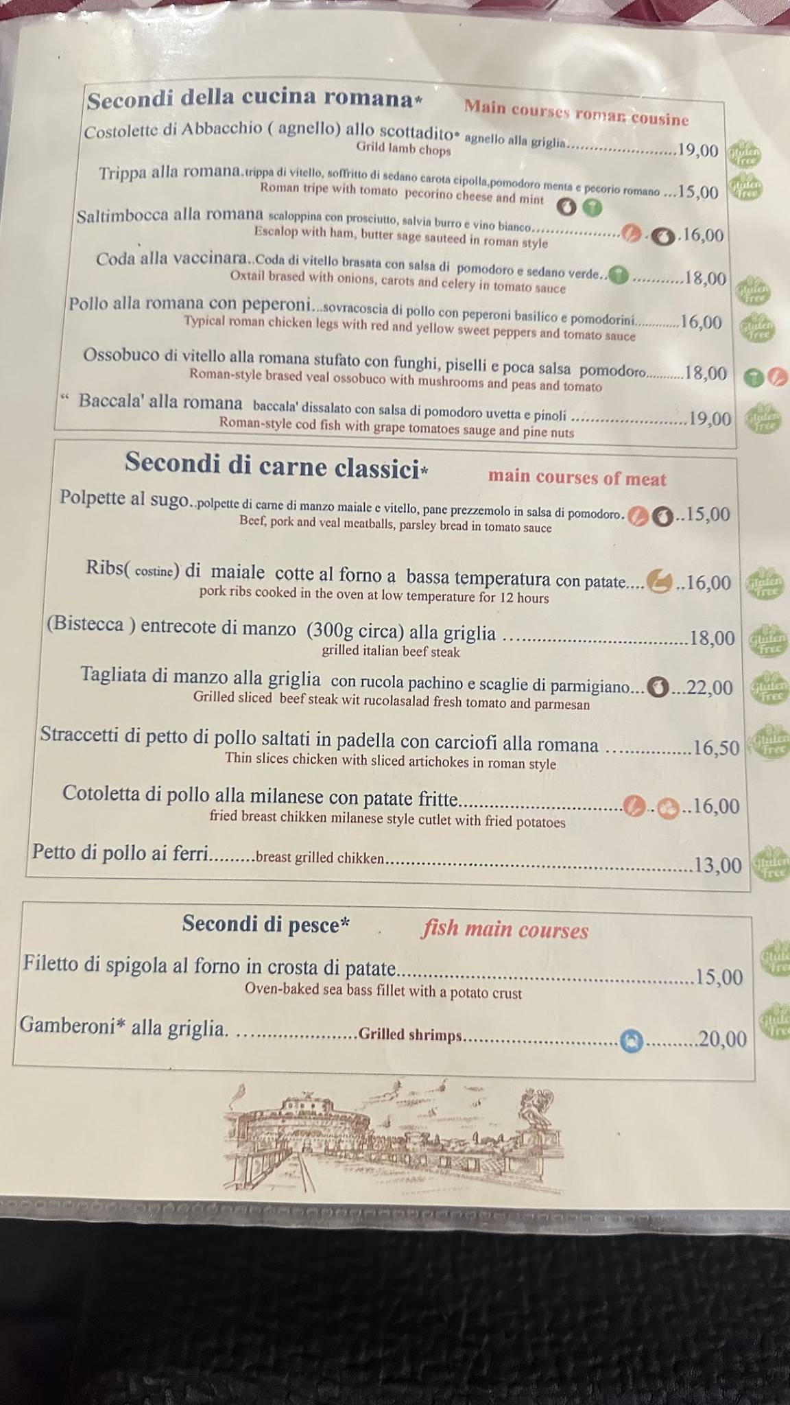 Massimo's Al 39 Restaurant меню