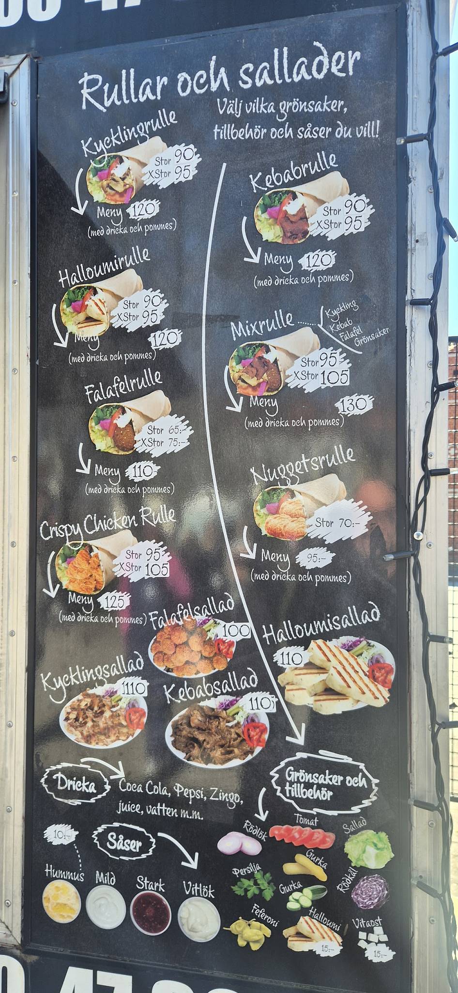 Matstoppet Vellinge меню