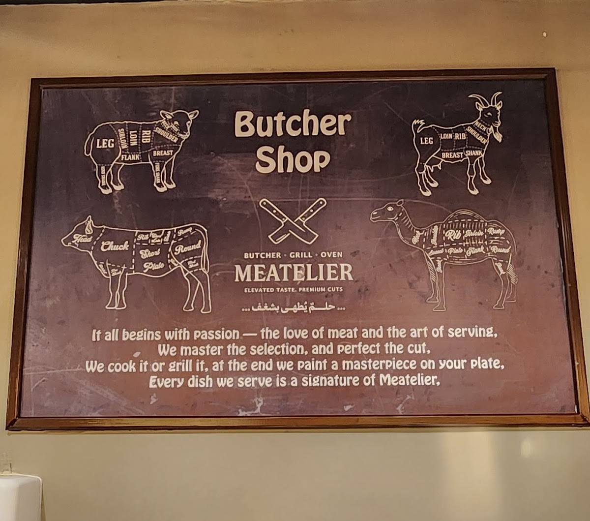 Meatelier меню