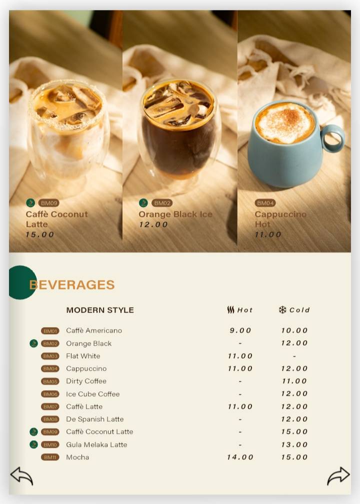 Meiz (cafe) меню