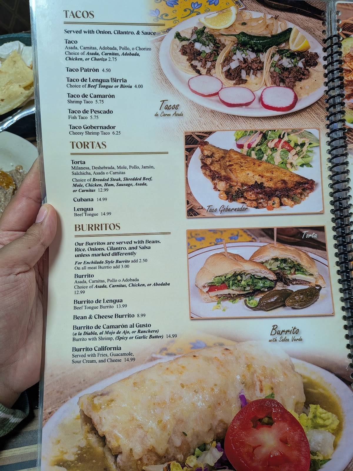 Mi Lindo Apatzingan меню