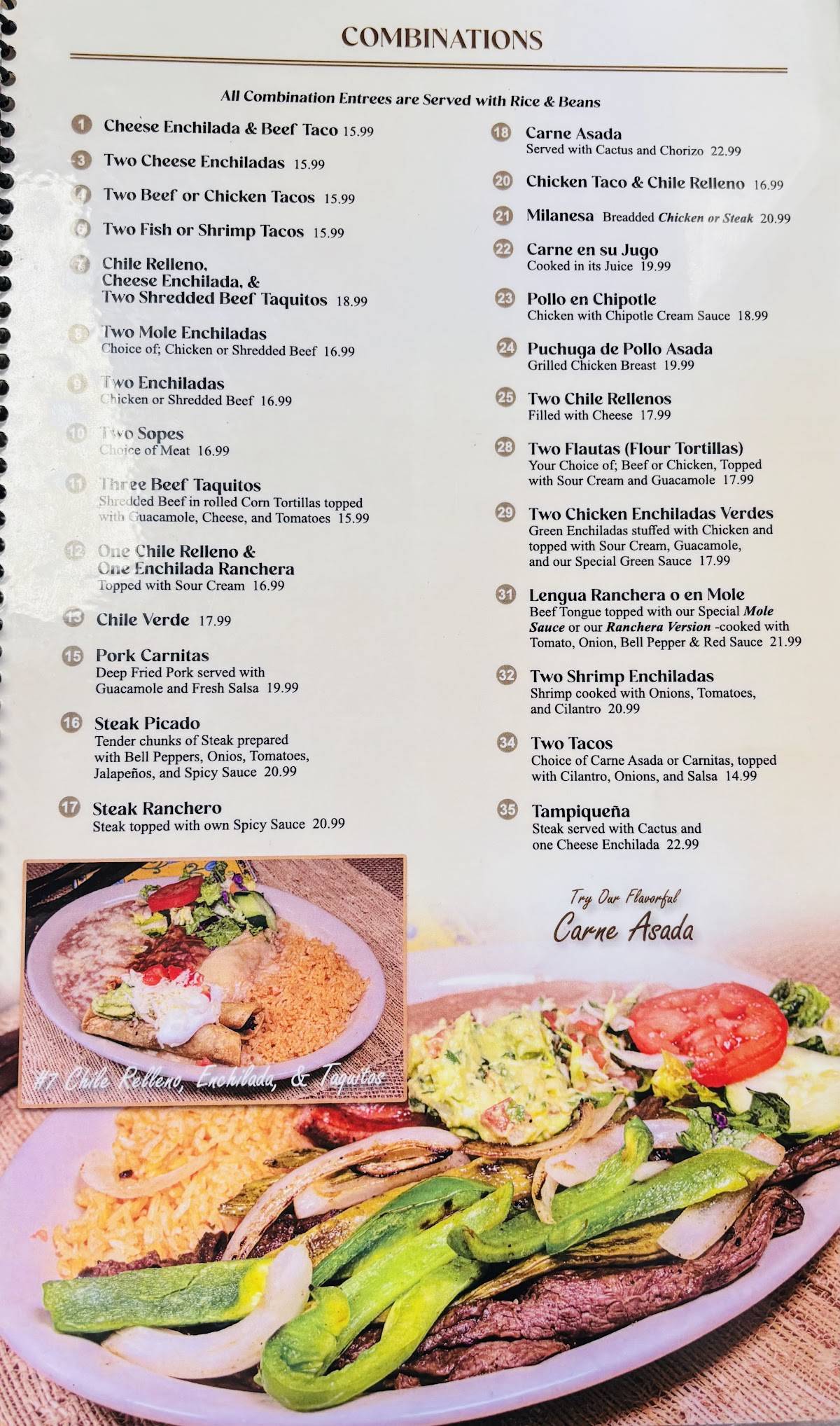 Mi Lindo Apatzingan меню