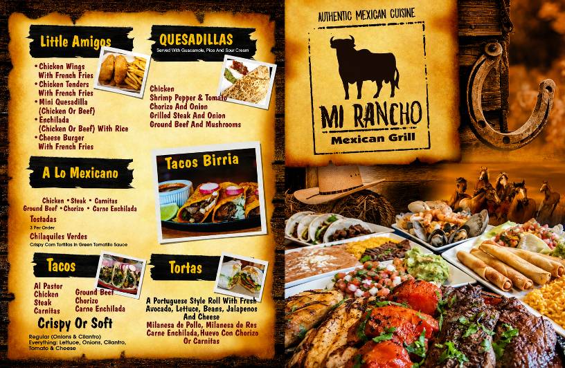 Mi Rancho Mexican Restaurant - Hackensack меню