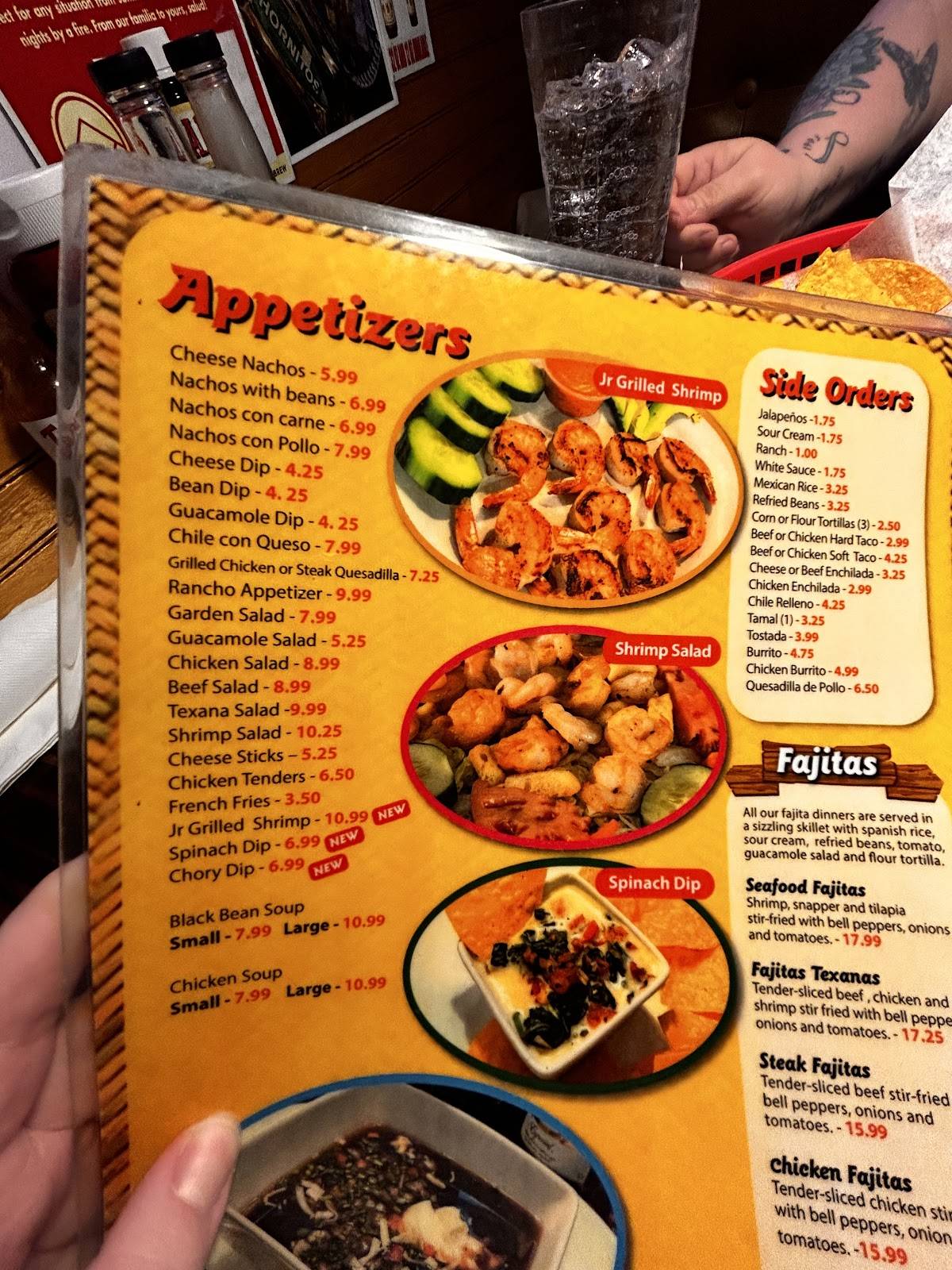 Mi Rancho меню
