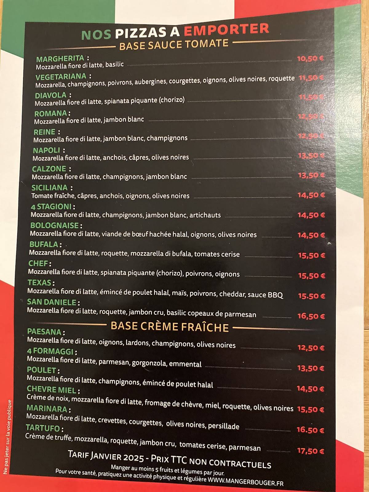 Mimozza Caffè меню