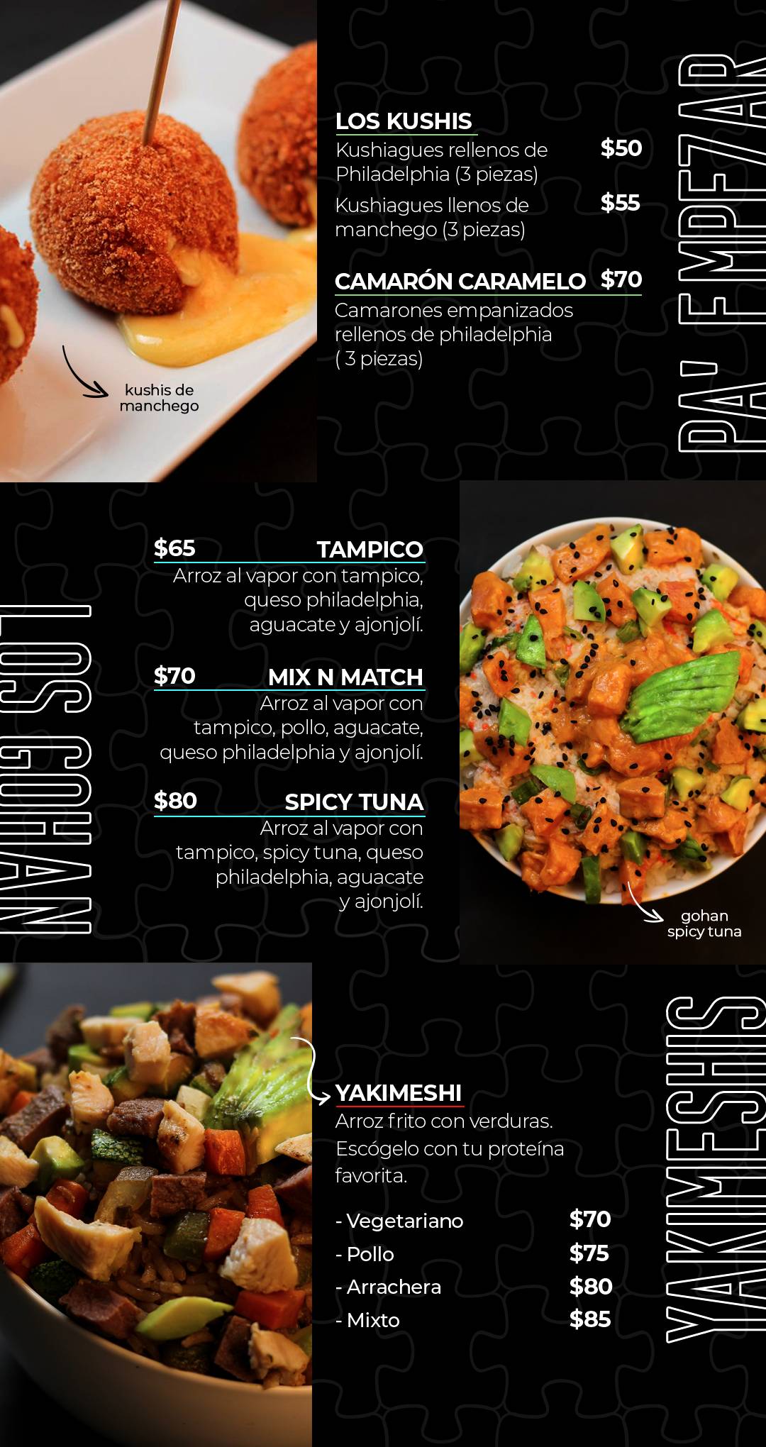 Mix N Match Sushi And Rice Lab меню