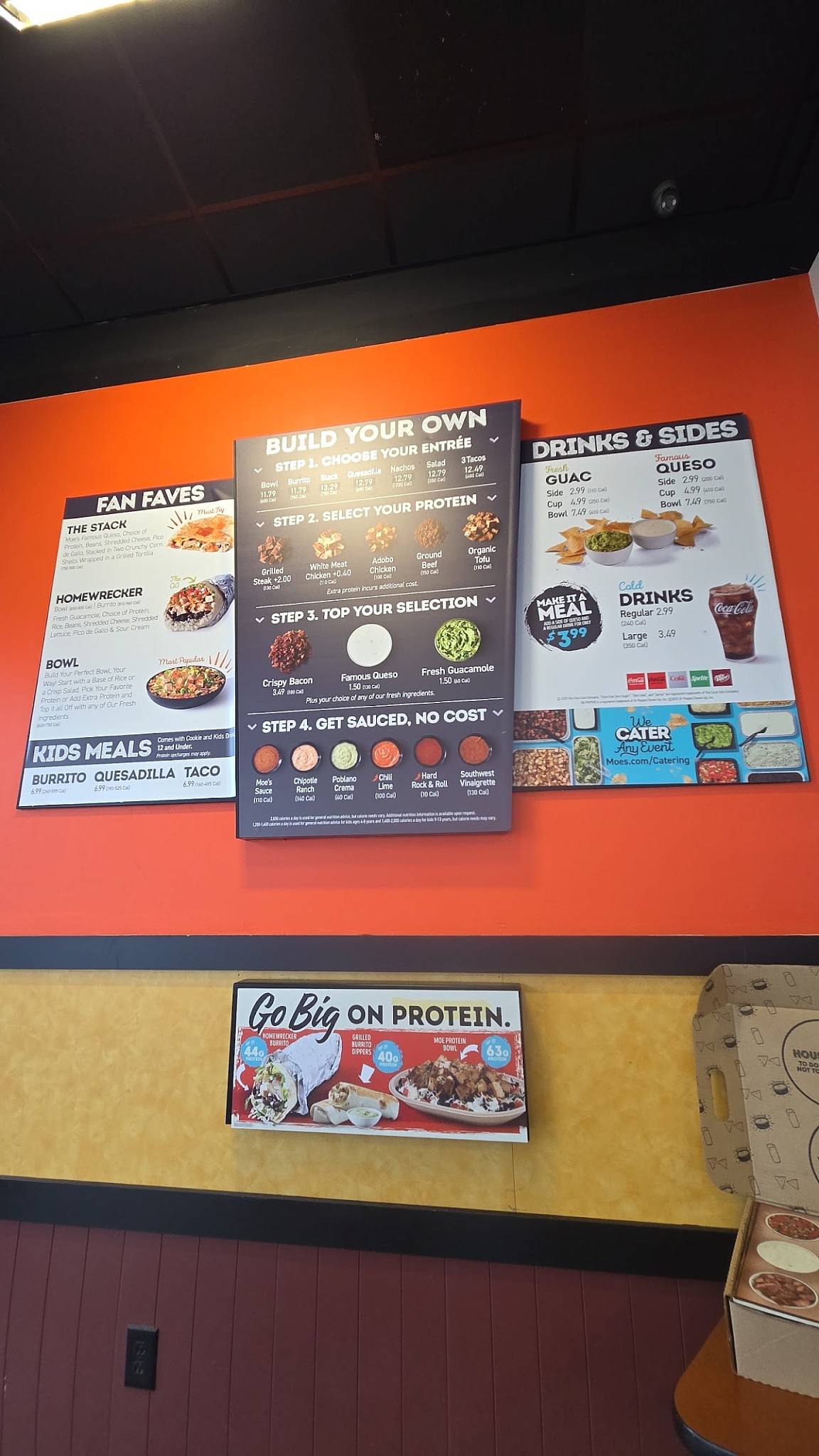 Moe's Southwest Grill меню