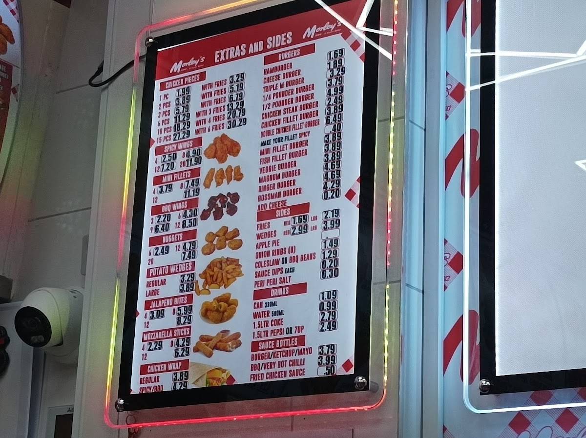 Morley's Fried Chicken Bromley меню