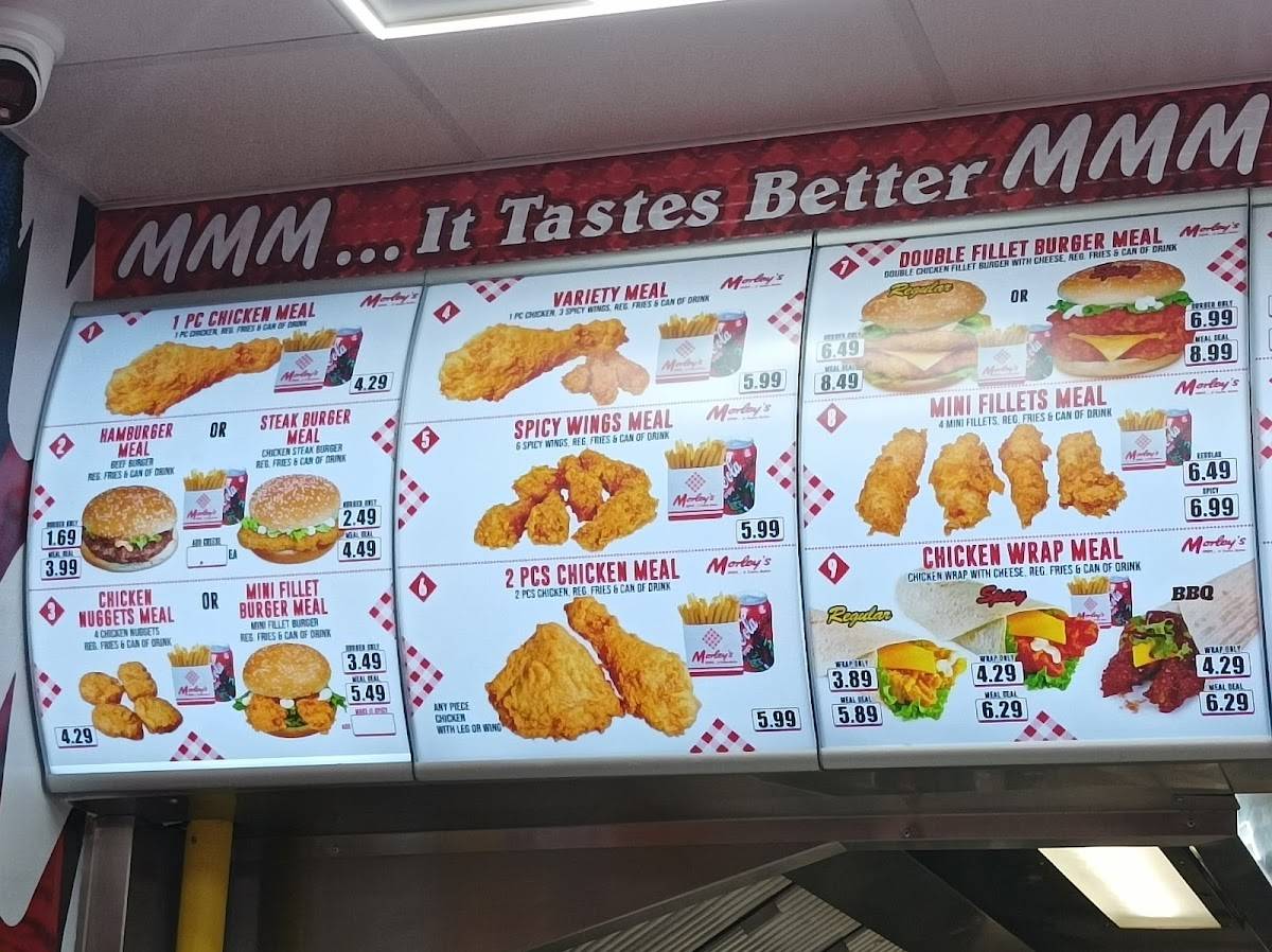Morley's Fried Chicken Bromley меню