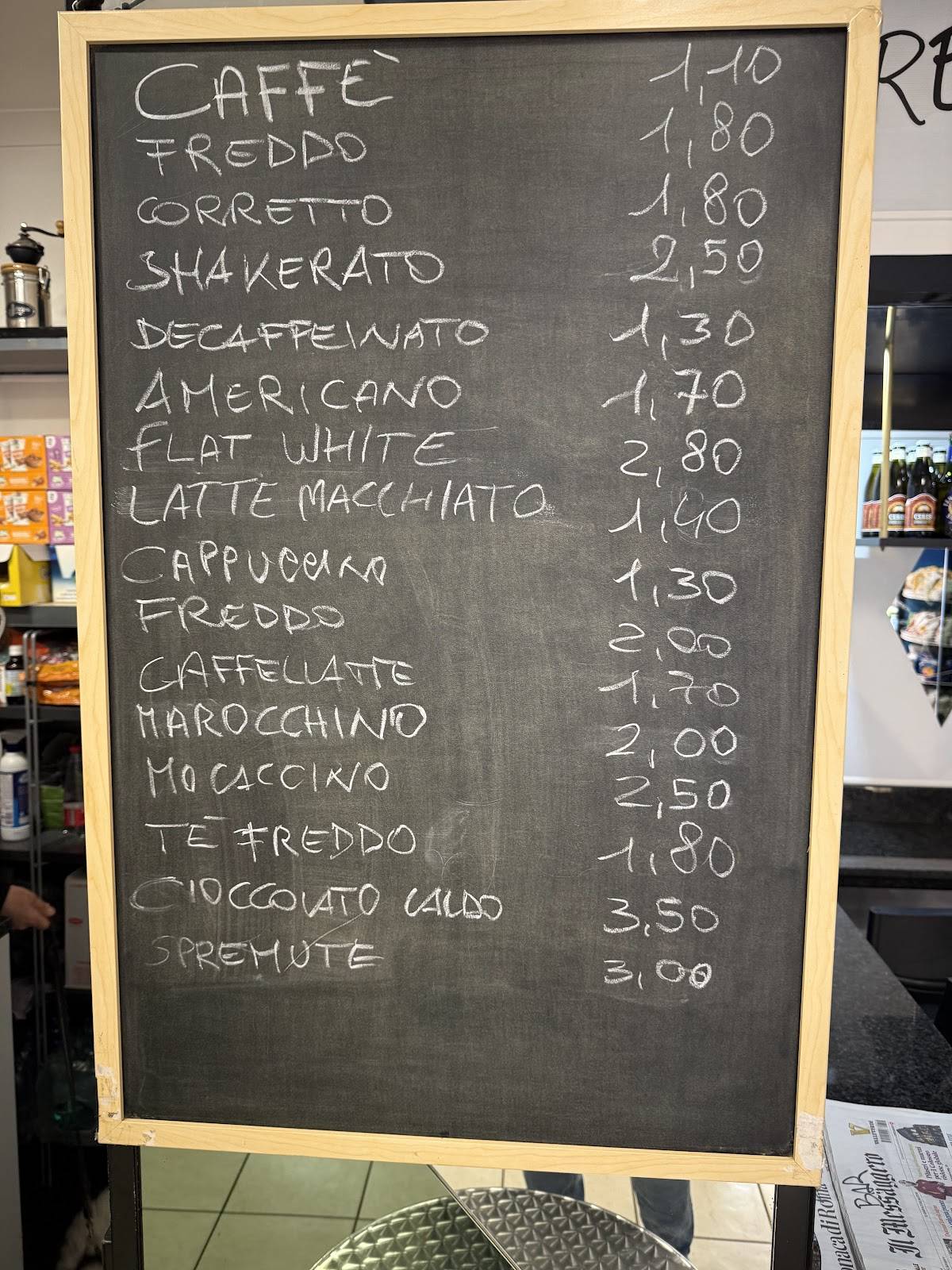Mr. Caffè меню