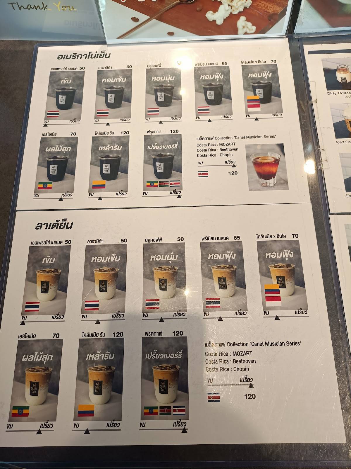 NL Coffee Trading (Rangsit)co.,Ltd. меню