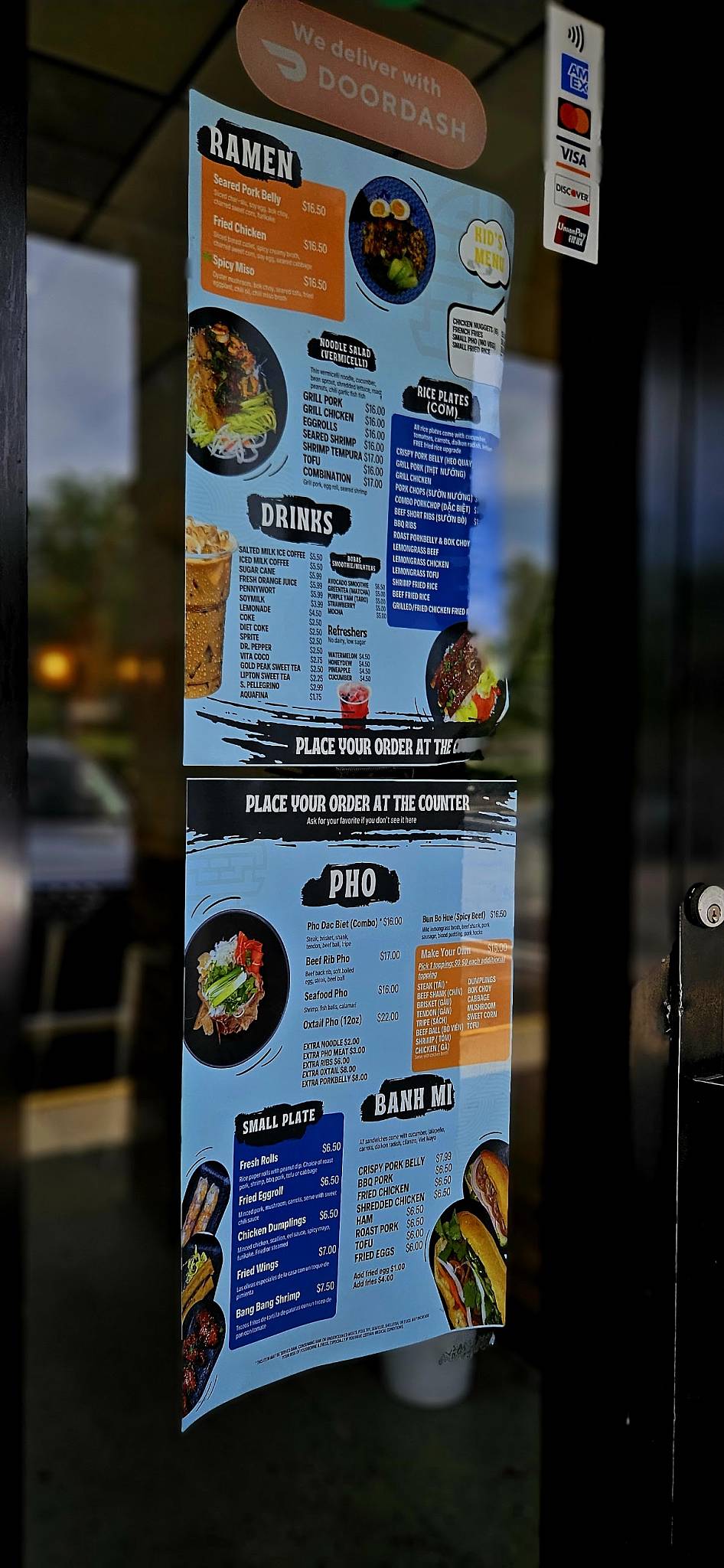 Nami Asian Noodle Bar меню