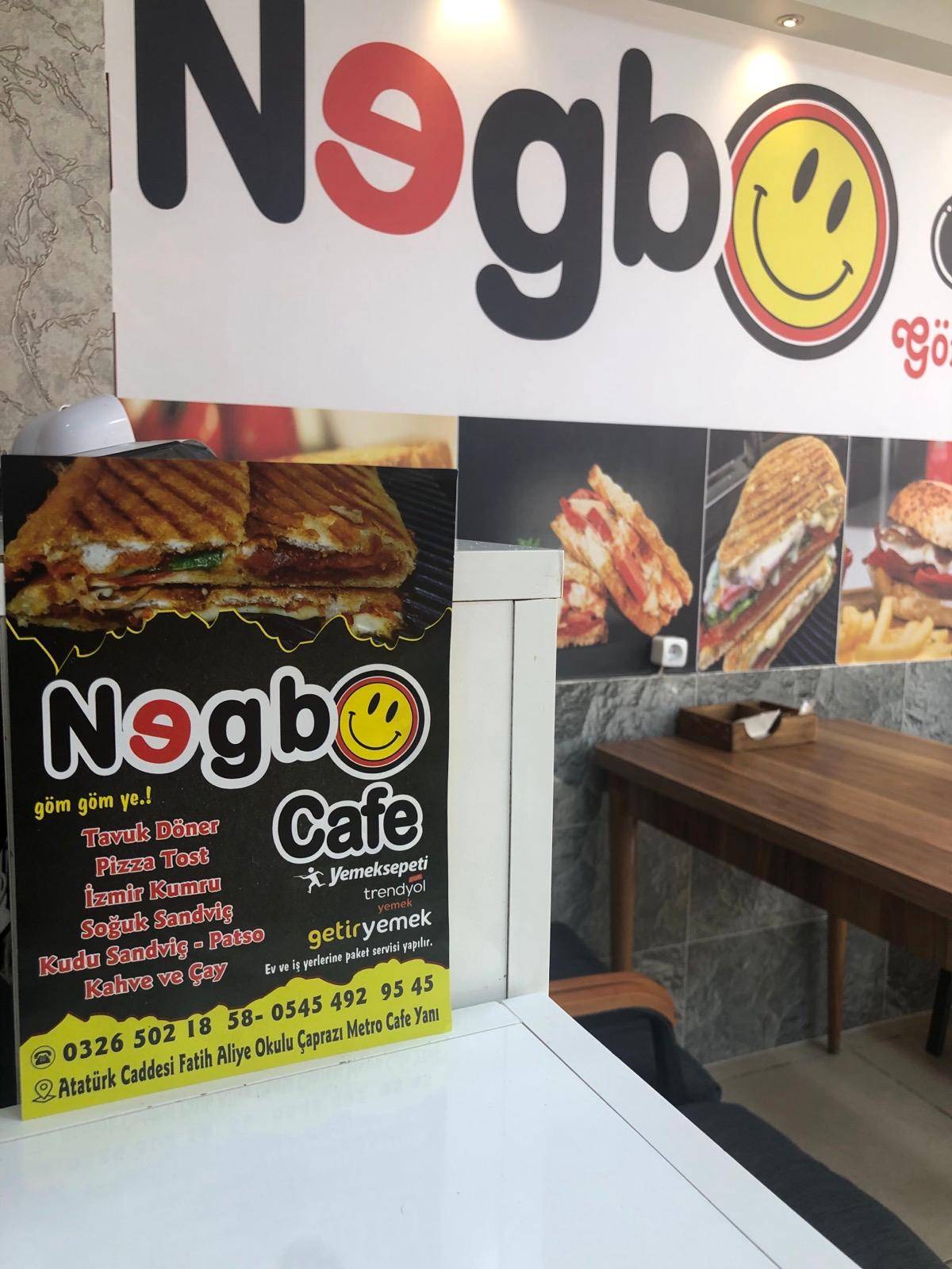 Negbo Kafe меню