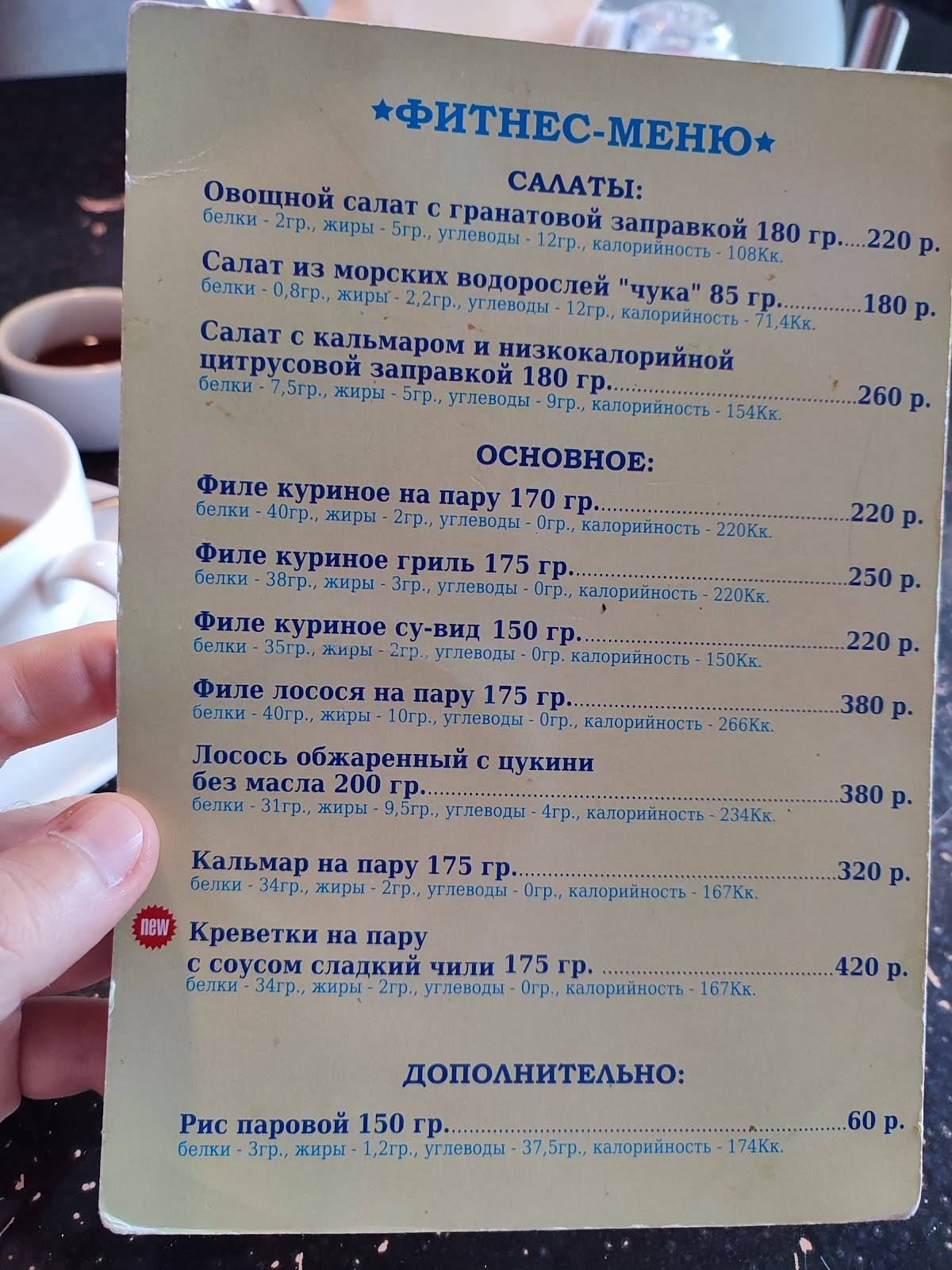 Нэко меню
