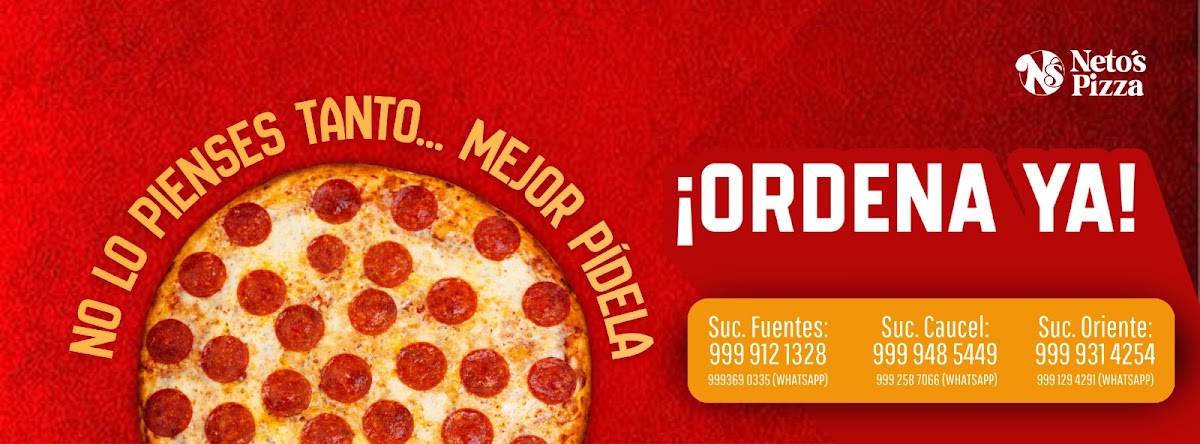 Neto's Pizza Fuentes меню