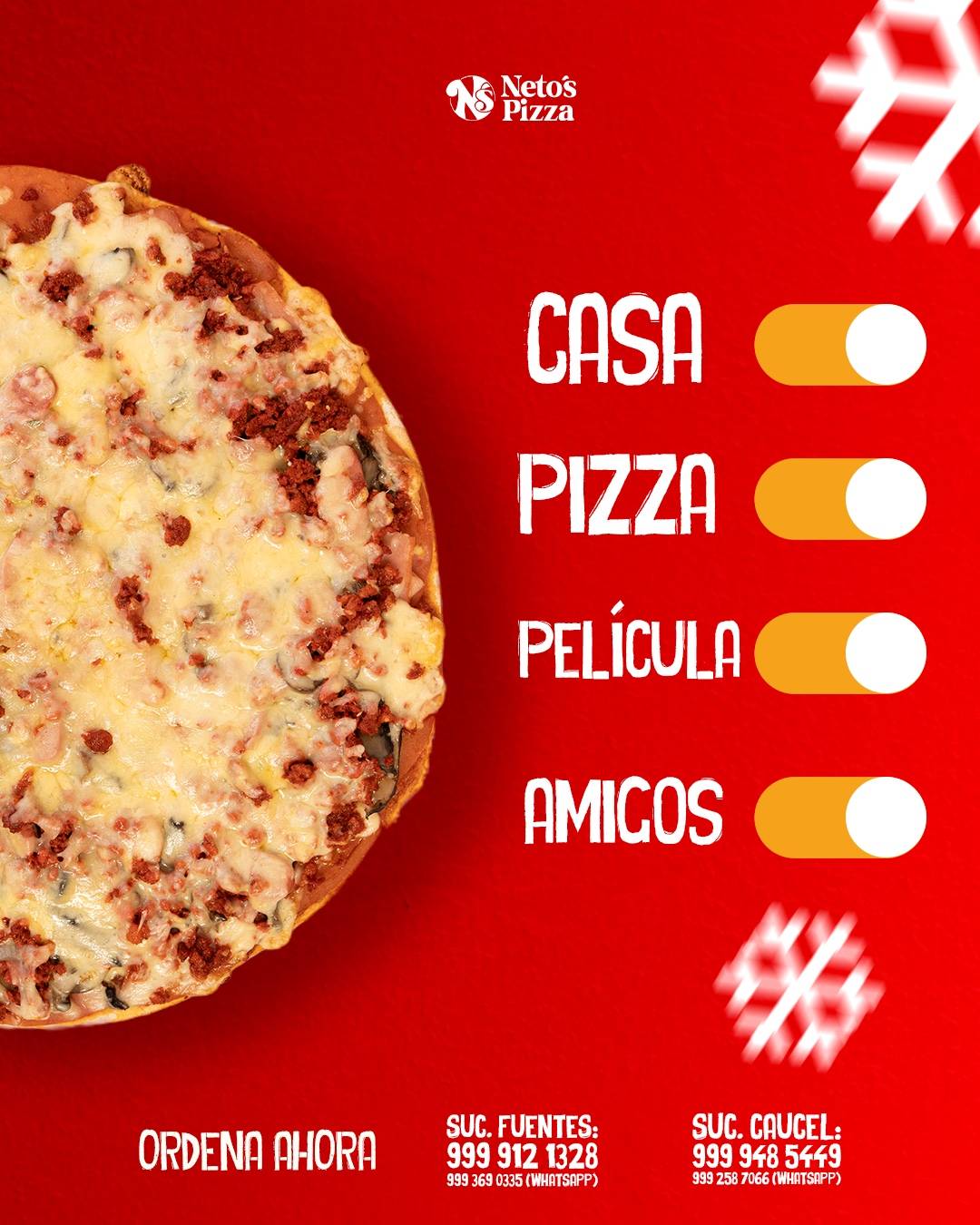 Neto's Pizza Fuentes меню